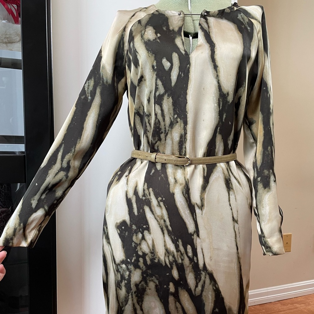 Rachel Roy abstract print sexy dress